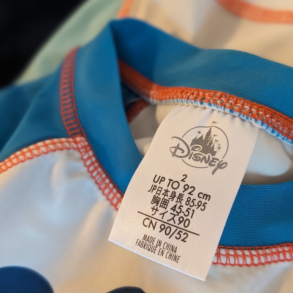 2T Disney Mickey Mouse Rashguard - Picture 3 of 6